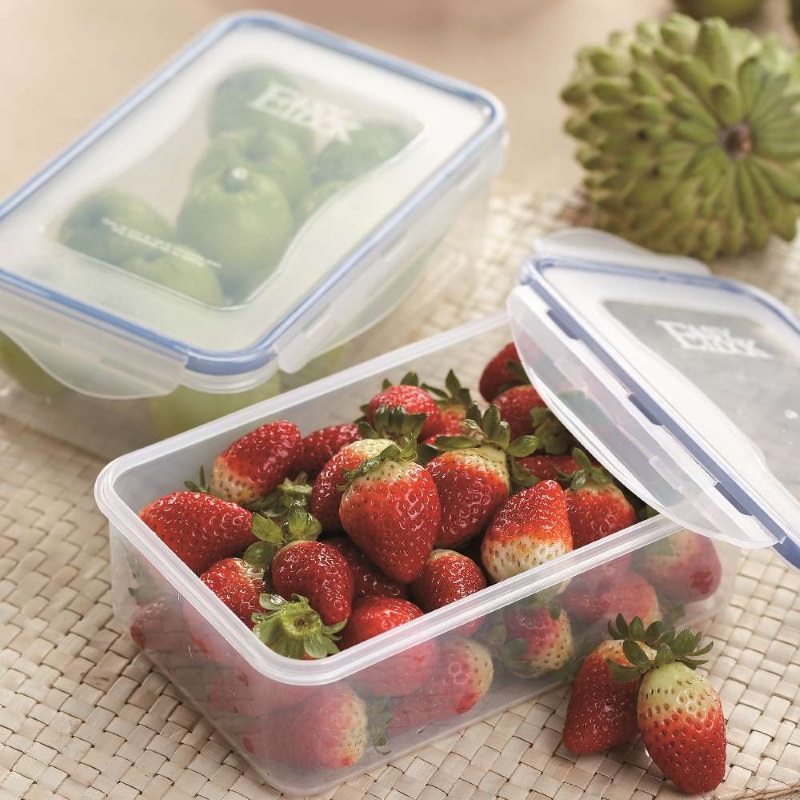 Stackable Plastic Food Containers with Lids
