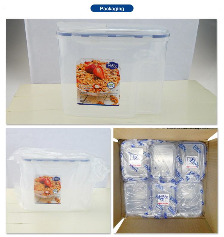 BPA Free Kitchen Plastic Dry Food Storage Containers for Cornflakes Manufacturer