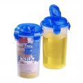 BPA Free Food Grade Plastic Oil Bottle with Lids