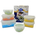 Top Rated Freezer Safe Space-Saving Set of Food Storage Containers