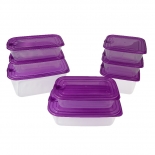 Freezer Safe Plastic Food Containers with Lids