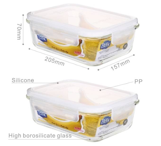 Microwave Oven Safe Glass Food Storage Containers,
