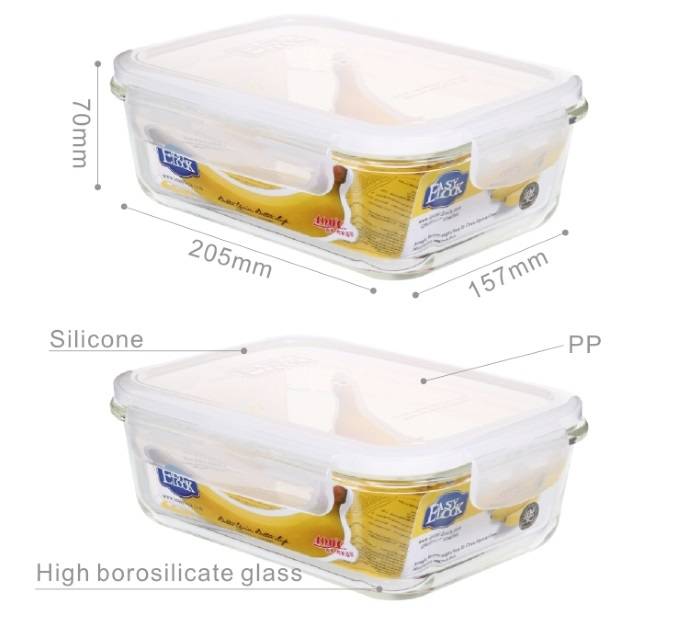 LuxClub Glass Food Storage Containers - Leakproof, Oven-Safe, Ideal fo