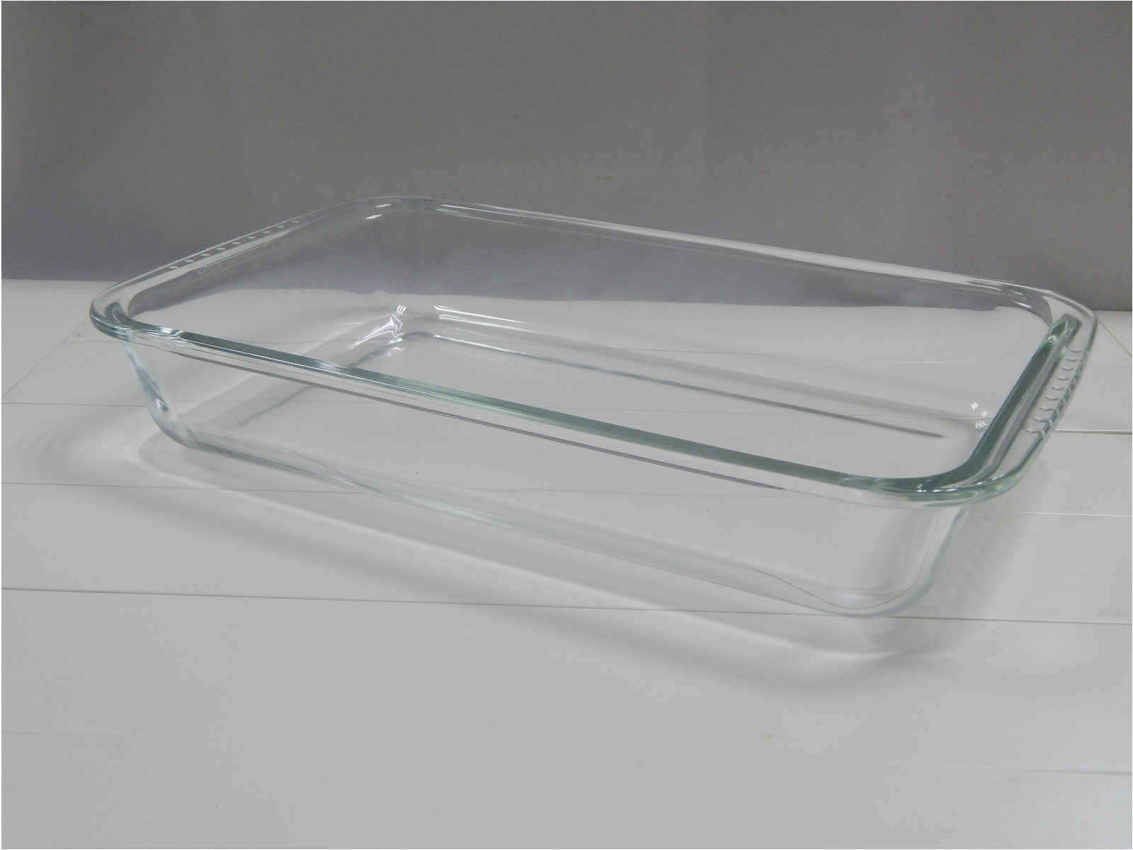 Easylock Oven Safe Glass Bakeware with Blue Plastic Lid
