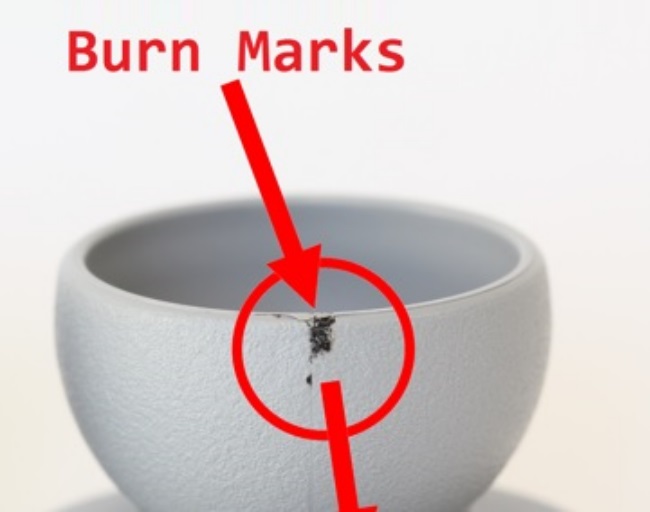 Burn Marks Plastic Defects