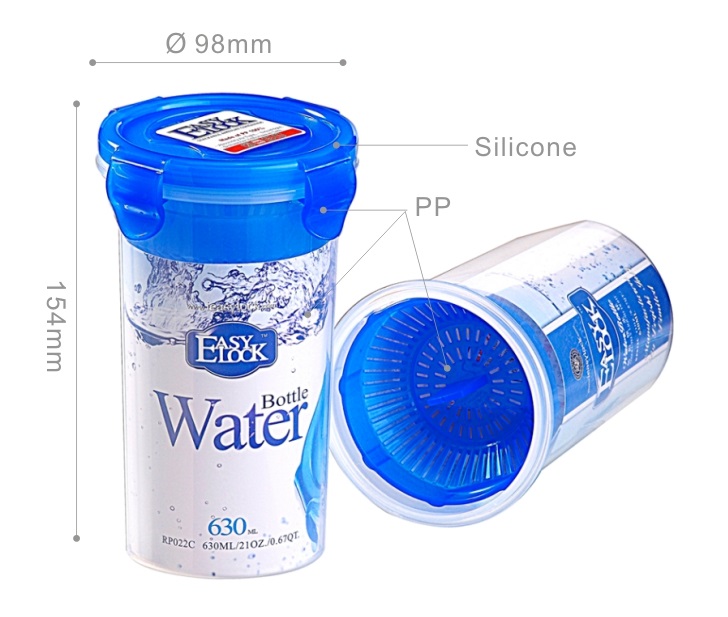 Plastic Water Bottles with Removable Tea Filter