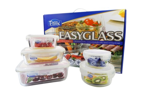 Glass Food Container Set