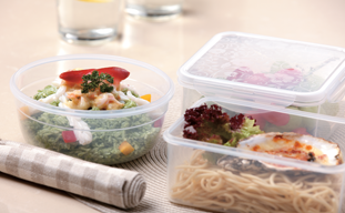 Food Container With Fixed Dividers – Ethika_Inc