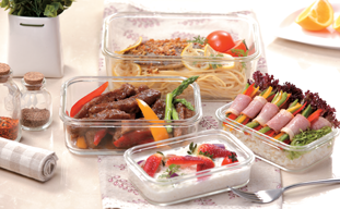 Food Container With Fixed Dividers – Ethika_Inc