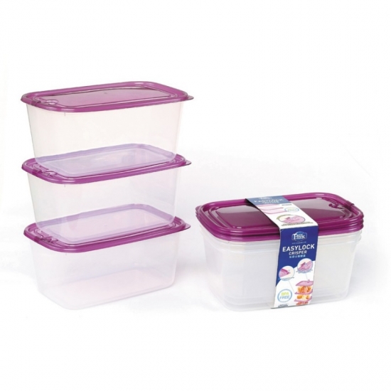 Large Reusable BPA Free PP Plastic Food Containers
