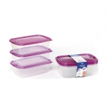 Microwavable Food Storage Containers With Airtight Lock Lid