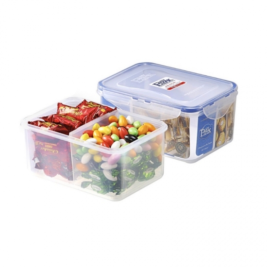 Easylock FDA Large Capacity Food Containers With Dividers