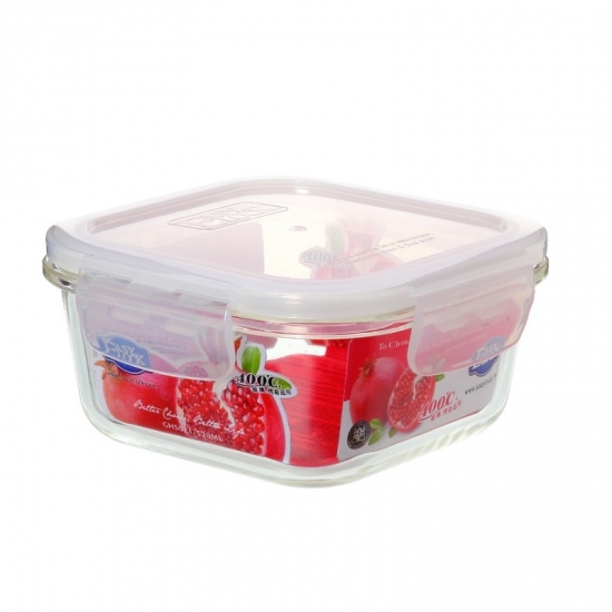 Easylock Microwavable Glass Food Containers With Dividers