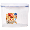 Tall Clear Airtight Cereal Server Breakfast Dry Food Storage Container