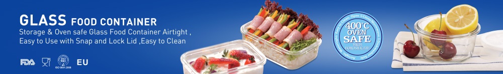 Rectangular Glass Food Container